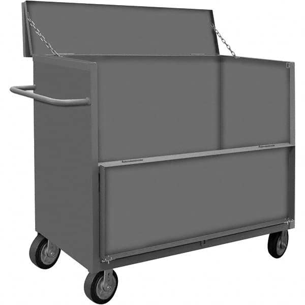 Durham - 2,000 Lb Capacity 1-Shelf 3-Sided Solid Truck - A1 Tooling