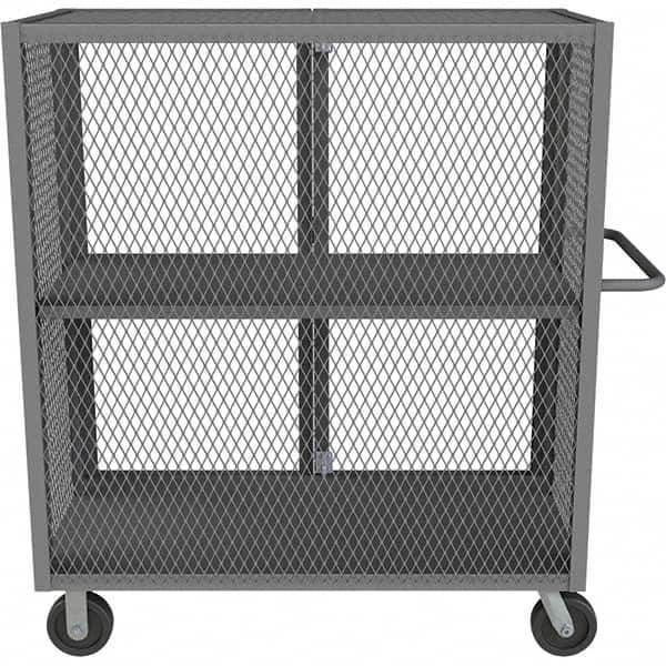 Durham - 2,000 Lb Capacity 1-Shelf Security Mesh Truck - A1 Tooling