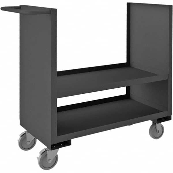 Durham - 1,200 Lb Capacity 2-Shelf 2-Sided Solid Truck - A1 Tooling