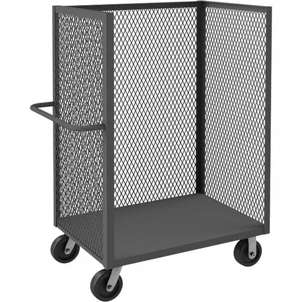 Durham - 3,600 Lb Capacity 1-Shelf 3-Sided Mesh Truck - A1 Tooling