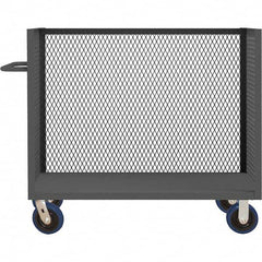 Durham - 3,600 Lb Capacity 1-Shelf 3-Sided Mesh Truck - A1 Tooling