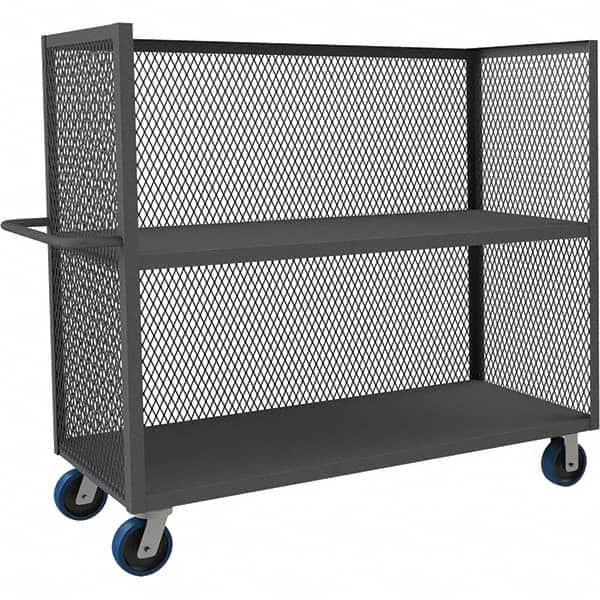 Durham - 3,600 Lb Capacity 2-Shelf 3-Sided Mesh Truck - A1 Tooling