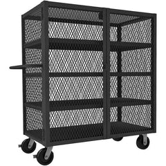 Durham - 2,000 Lb Capacity 4-Shelf Security Mesh Truck - A1 Tooling