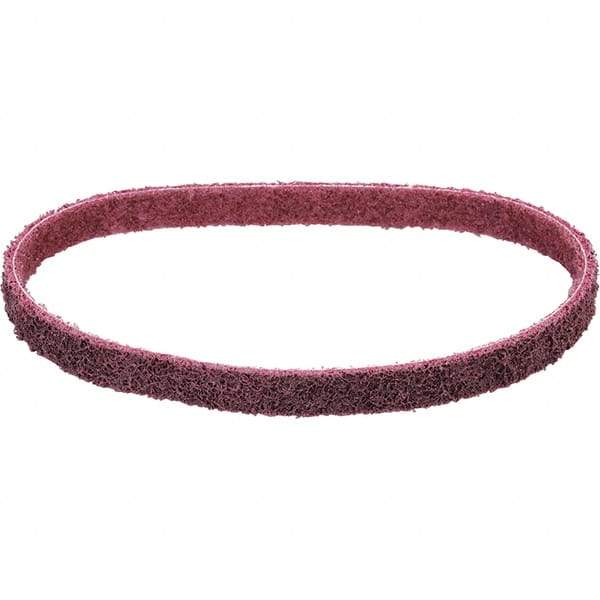 Dynabrade - 1/2" Wide x 24" OAL, Aluminum Oxide Abrasive Belt - Aluminum Oxide, Medium, Nonwoven, Cloth Backing, Wet/Dry - A1 Tooling