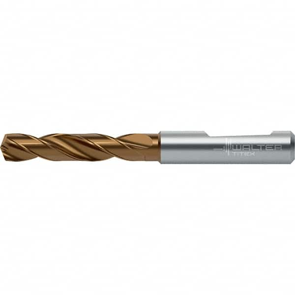 Walter-Titex - 11.55mm 140° Spiral Flute Solid Carbide Screw Machine Drill Bit - A1 Tooling