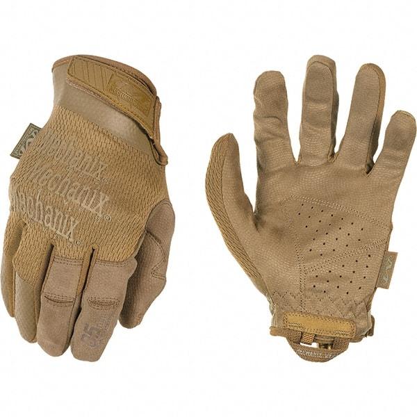 Mechanix Wear - Size M/L Work Gloves - For Work & Driver, Uncoated, Adjustable Closure Cuff, Full Fingered, Tan, Paired - A1 Tooling