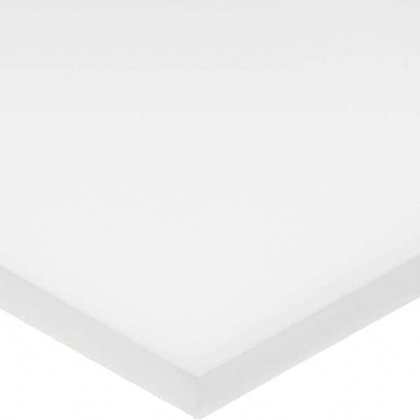 USA Sealing - 1' x 4" x 1" Opaque White HDPE Rectangular Bar - A1 Tooling