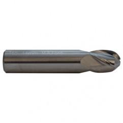 7/16 TuffCut GP Stub Length 4 Fl Ball Nose TiCN Coated Center Cutting End Mill - A1 Tooling