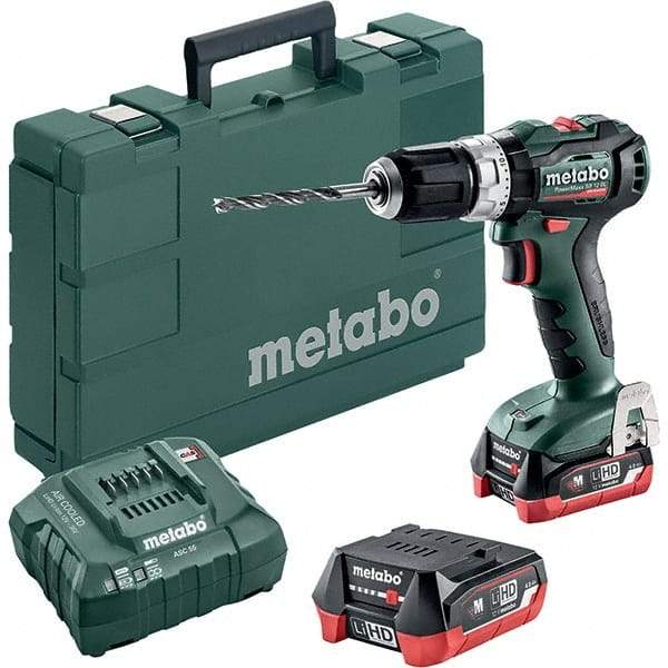 Metabo - 12 Volt 3/8" Quick Change Chuck Cordless Hammer Drill - 0 to 21,000 BPM, 0 to 500 & 1,650 RPM, Reversible - A1 Tooling