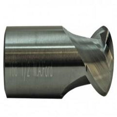 3/8 TuffCut GP Stub Length 2 Fl Ball Nose TiN Coated Center Cutting End Mill - A1 Tooling