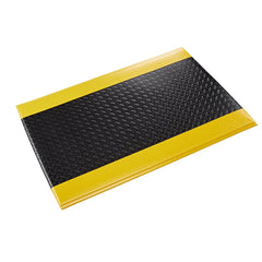 Crown Matting - Anti-Fatigue Matting; Dry or Wet Environment: Dry ; Length (Feet): 75.000 ; Width (Inch): 48 ; Width (Feet): 4.00 ; Thickness (Inch): 9/16 ; Surface Pattern: Diamond-Plate - Exact Industrial Supply