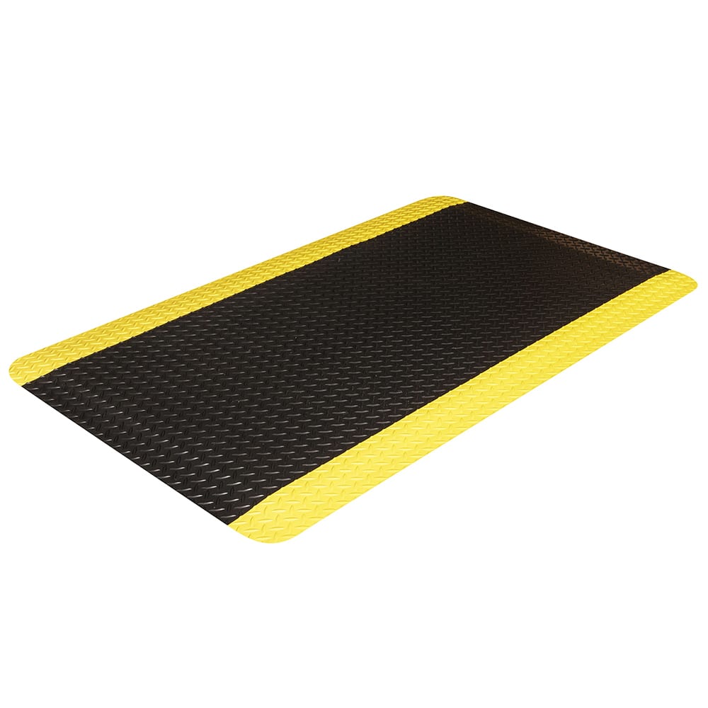 Crown Matting - Anti-Fatigue Matting; Dry or Wet Environment: Dry ; Length (Feet): 75.000 ; Width (Inch): 36 ; Width (Feet): 3.00 ; Thickness (Inch): 7/8 ; Surface Pattern: Diamond-Plate - Exact Industrial Supply