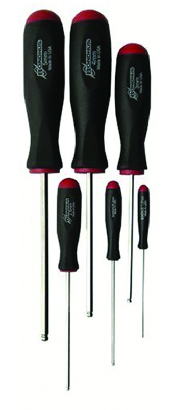 6PC BALL END SCREWDRIVER SET - A1 Tooling