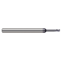 Harvey Tool - 1/8" Diam 4 Flute Solid Carbide 1/64" Corner Radius End Mill - Exact Industrial Supply