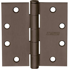 Yale - Commercial Hinges; Length (Inch): 4-1/2 ; Thickness (Decimal Inch): 0.1340 ; Number of Knuckles: 5.000 ; Finish/Coating: 10BE ; Box Quantity: 3 ; Hand: Non-Handed - Exact Industrial Supply