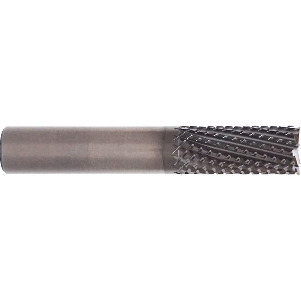 M.A. Ford - 1/4" Diam, 1" LOC, 1/4" Shank Diam, 10-Flute End Mill-End Diamond-Pattern Router Bit - Exact Industrial Supply