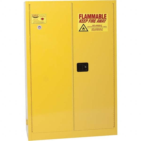 Eagle - Safety Cabinets Hazardous Chemical Type: Flammable and Combustible Liquids Color: Yellow - A1 Tooling