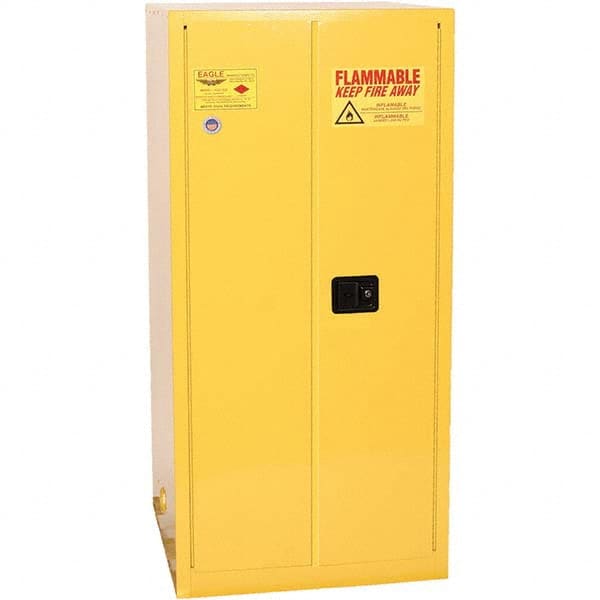 Eagle - Safety Cabinets Hazardous Chemical Type: Flammable and Combustible Liquids Color: Yellow - A1 Tooling