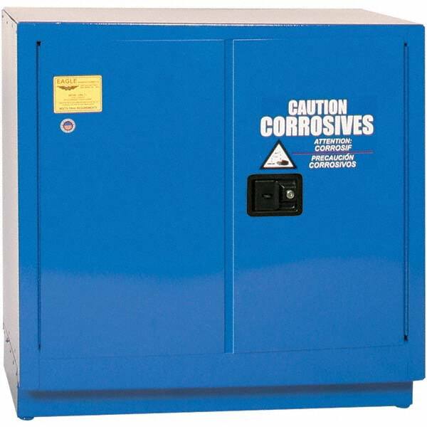 Eagle - Safety Cabinets Hazardous Chemical Type: Corrosive Chemicals Color: Royal Blue - A1 Tooling