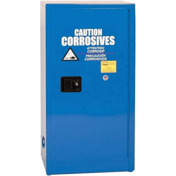 Eagle - Safety Cabinets Hazardous Chemical Type: Corrosive Chemicals Color: Royal Blue - A1 Tooling