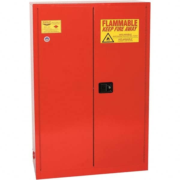 Eagle - Safety Cabinets Hazardous Chemical Type: Flammable and Combustible Liquids Color: Red - A1 Tooling