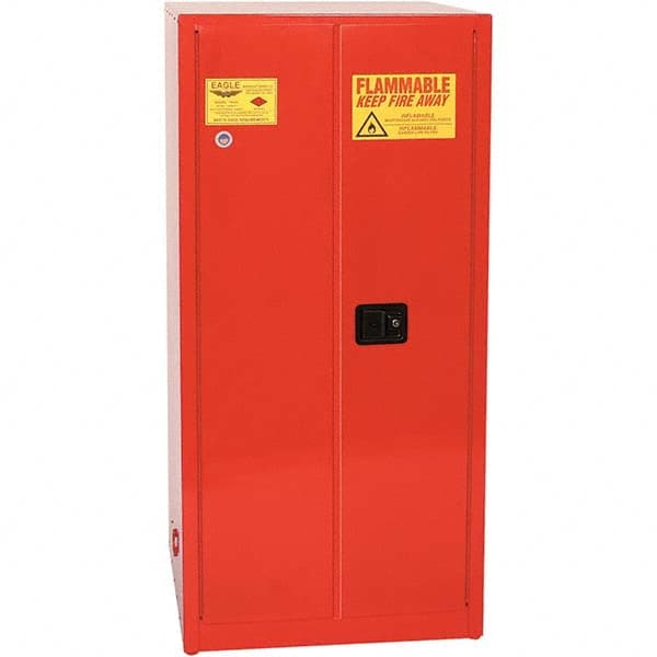 Eagle - Safety Cabinets Hazardous Chemical Type: Flammable and Combustible Liquids Color: Red - A1 Tooling