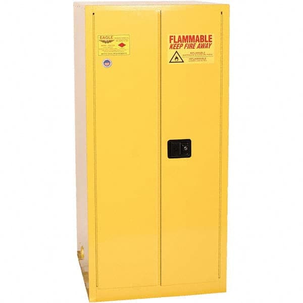 Eagle - Safety Cabinets Hazardous Chemical Type: Flammable and Combustible Liquids Color: Yellow - A1 Tooling