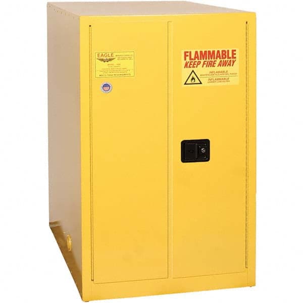 Eagle - Safety Cabinets Hazardous Chemical Type: Flammable and Combustible Liquids Color: Yellow - A1 Tooling