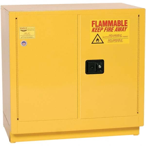 Eagle - Safety Cabinets Hazardous Chemical Type: Flammable and Combustible Liquids Color: Yellow - A1 Tooling