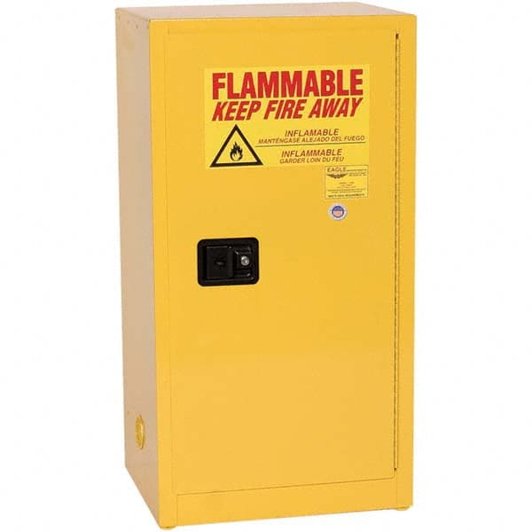 Eagle - Safety Cabinets Hazardous Chemical Type: Flammable and Combustible Liquids Color: Yellow - A1 Tooling