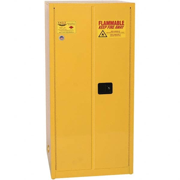 Eagle - Safety Cabinets Hazardous Chemical Type: Flammable and Combustible Liquids Color: Yellow - A1 Tooling