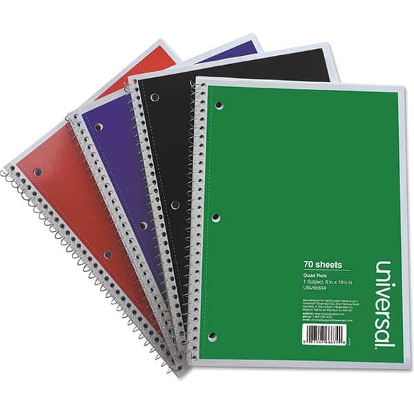 UNIVERSAL - Note Pads, Writing Pads & Notebooks Writing Pads & Notebook Type: Quadrille Pads Size: 10-1/2 x 8 - A1 Tooling