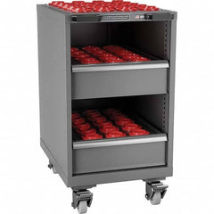 CNC Storage Carts; Style: 50 Taper; Taper Size: HSK 50A; Taper Size: HSK 50A; Tool Type: CNC Toolholder; Tool Capacity: 50; Load Capacity (Lb. - 3 Decimals): 2400; Additional Information: Drawer; Shelf Combo