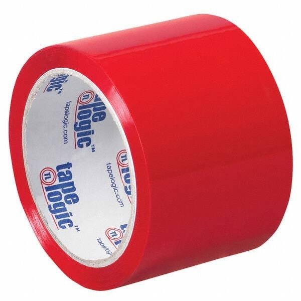 Tape Logic - Pack of (6) 55 Yd Rolls 3" Red Box Sealing & Label Protection Tape - A1 Tooling