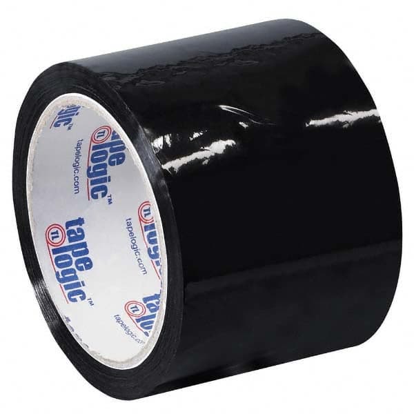 Tape Logic - Pack of (6) 55 Yd Rolls 3" Black Box Sealing & Label Protection Tape - A1 Tooling