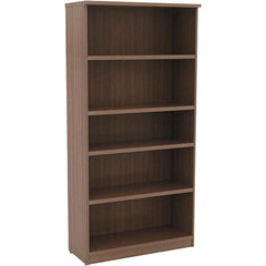 ALERA - Bookcases Height (Inch): 65 Color: Walnut - A1 Tooling