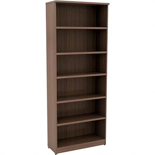 ALERA - Bookcases Height (Inch): 80-3/4 Color: Walnut - A1 Tooling