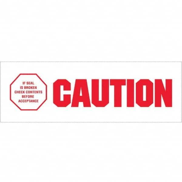 Tape Logic - Shipping & DOT Labels Message Type: Shipping Label Legend: Caution - If Seal Is Broken - A1 Tooling