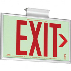 Hubbell Lighting - Illuminated Exit Signs Number of Faces: 1 Letter Color: Red - A1 Tooling