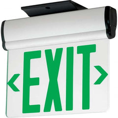 Hubbell Lighting - Illuminated Exit Signs Number of Faces: 1 Letter Color: Green - A1 Tooling