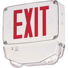 Hubbell Lighting - Illuminated Exit Signs Number of Faces: 1 Letter Color: Red - A1 Tooling