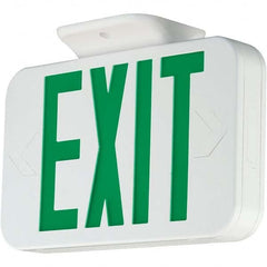 Hubbell Lighting - Illuminated Exit Signs Number of Faces: 1 Letter Color: Green - A1 Tooling