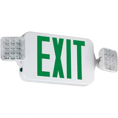 Hubbell Lighting - Combination Exit Signs Mounting Type: Ceiling Mount; Wall Mount Number of Faces: 1 - A1 Tooling