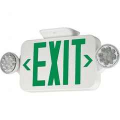 Hubbell Lighting - Combination Exit Signs Mounting Type: Wall Mount; Ceiling Mount Number of Faces: 1 - A1 Tooling