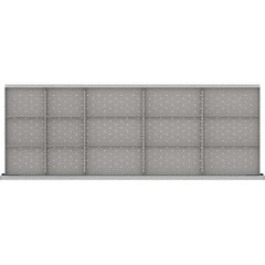 LISTA - 15-Compartment Drawer Divider Layout for 3.15" High Drawers - A1 Tooling