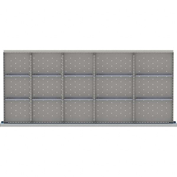 LISTA - 15-Compartment Drawer Divider Layout for 3.15" High Drawers - A1 Tooling