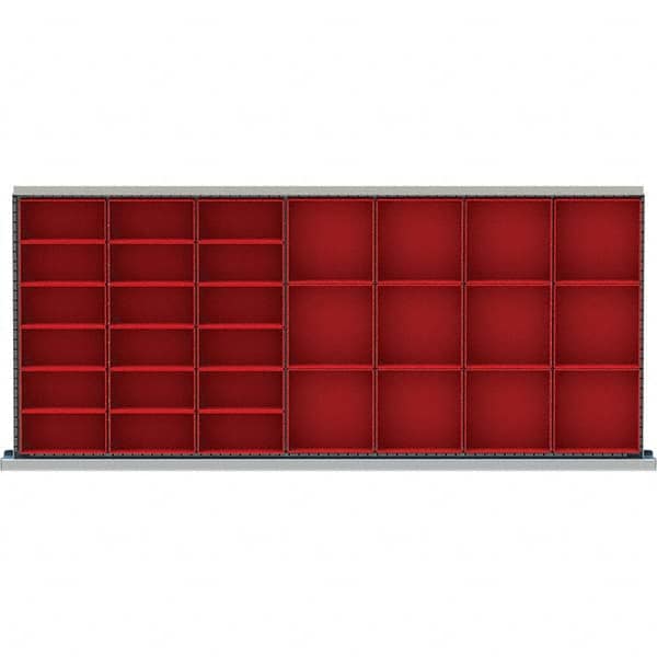 LISTA - 30-Compartment Drawer Divider Layout for 3.15" High Drawers - A1 Tooling