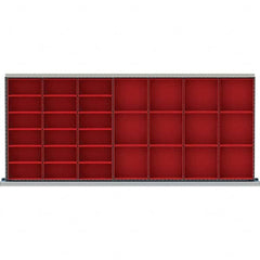 LISTA - 30-Compartment Drawer Divider Layout for 3.15" High Drawers - A1 Tooling