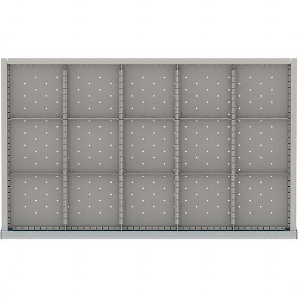 LISTA - 15-Compartment Drawer Divider Layout for 3.15" High Drawers - A1 Tooling