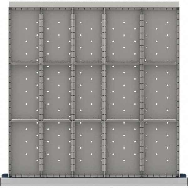 LISTA - 15-Compartment Drawer Divider Layout for 3.15" High Drawers - A1 Tooling